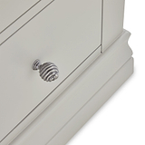 Porter Grey 2 Drawer Bedside Table 