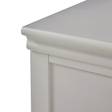 Porter Grey 2 Drawer Bedside Table 