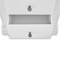 Porter White 2 Drawer Bedside Table 