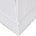 Porter White 2 Drawer Bedside Table 
