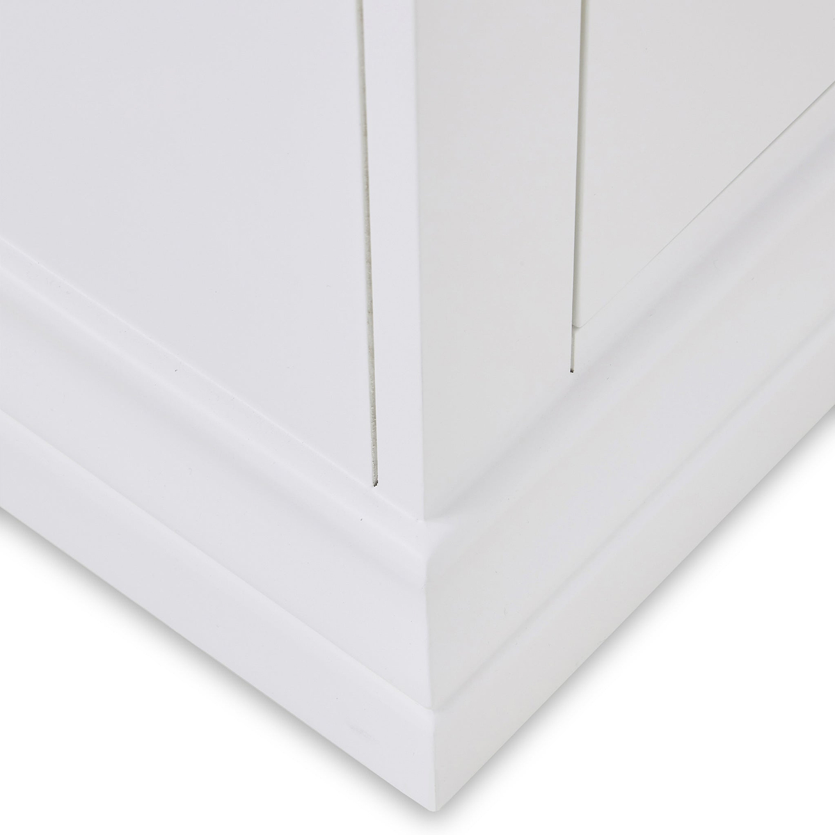 Porter White 2 Drawer Bedside Table 
