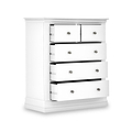 Porter White  Chest of 5 Drawers