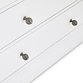 Porter White 2 Over 3 Chest of Drawers