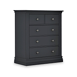Porter Charcoal Chest of 5 Drawers