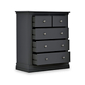 Porter Charcoal 2 Over 3 Chest of Storage Drawers