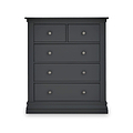 Porter Charcoal 2 Over 3 Chest of Drawers for bedroom