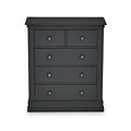 Porter Charcoal tall 2 Over 3 Chest of Drawers