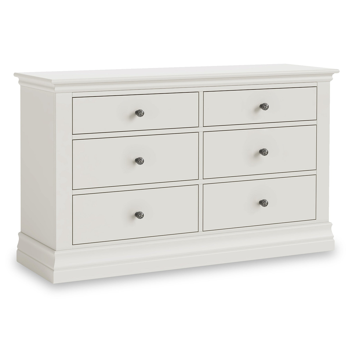 Porter Grey 6 Drawer Wide Chest from Roseland Furniture