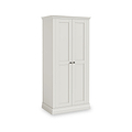 Porter Grey Full Hanging Double Wardrobe from Roseland Furniture