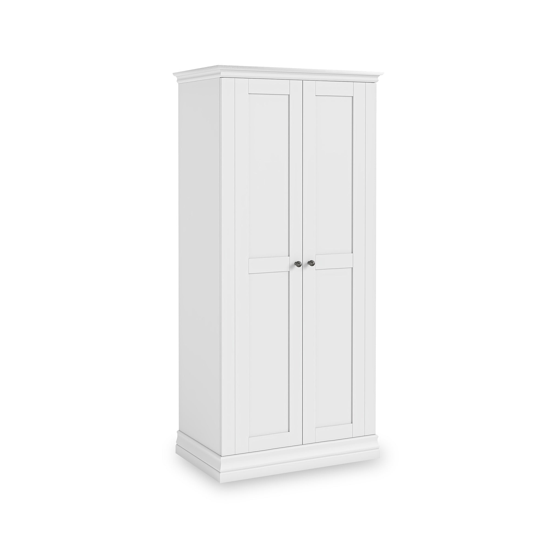 Porter White Full Hanging Double Wardrobe from Roseland Furniture