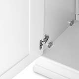 Porter White Full Hanging Double Wardrobe