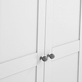 Porter White Full Hanging Double Wardrobe
