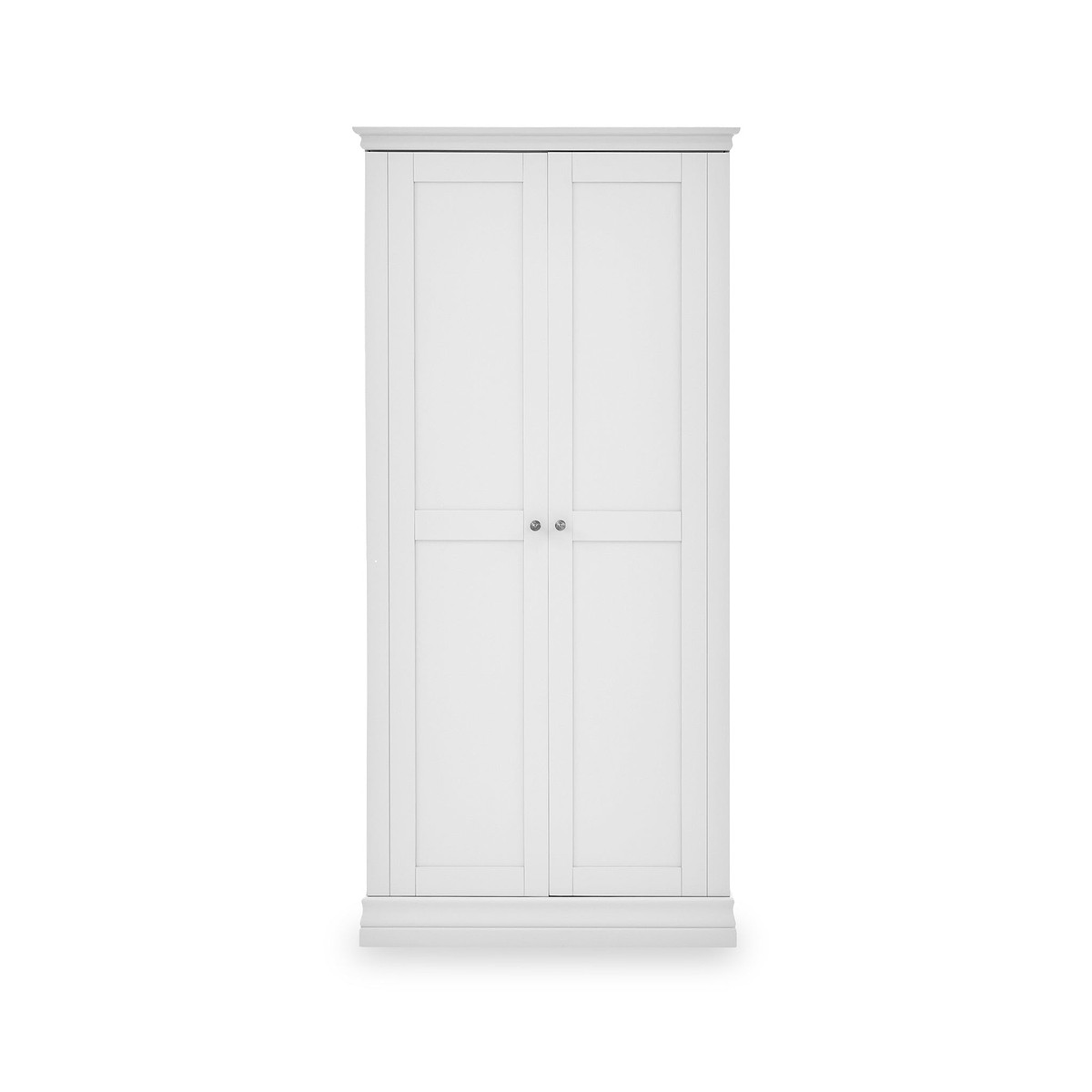 Porter White Full Hanging Double Wardrobe