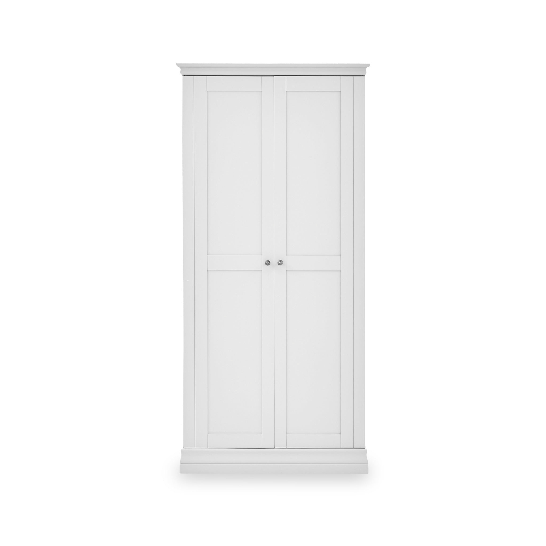 Porter White Full Hanging Double Wardrobe
