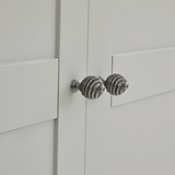 Porter Grey 2 Door 3 Drawer Double Wardrobe