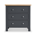Farrow Charcoal Small chest of drawers from Roseland Furniture