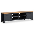 Farrow Charcoal 180cm Extra Wide TV Stand from Roseland furniture