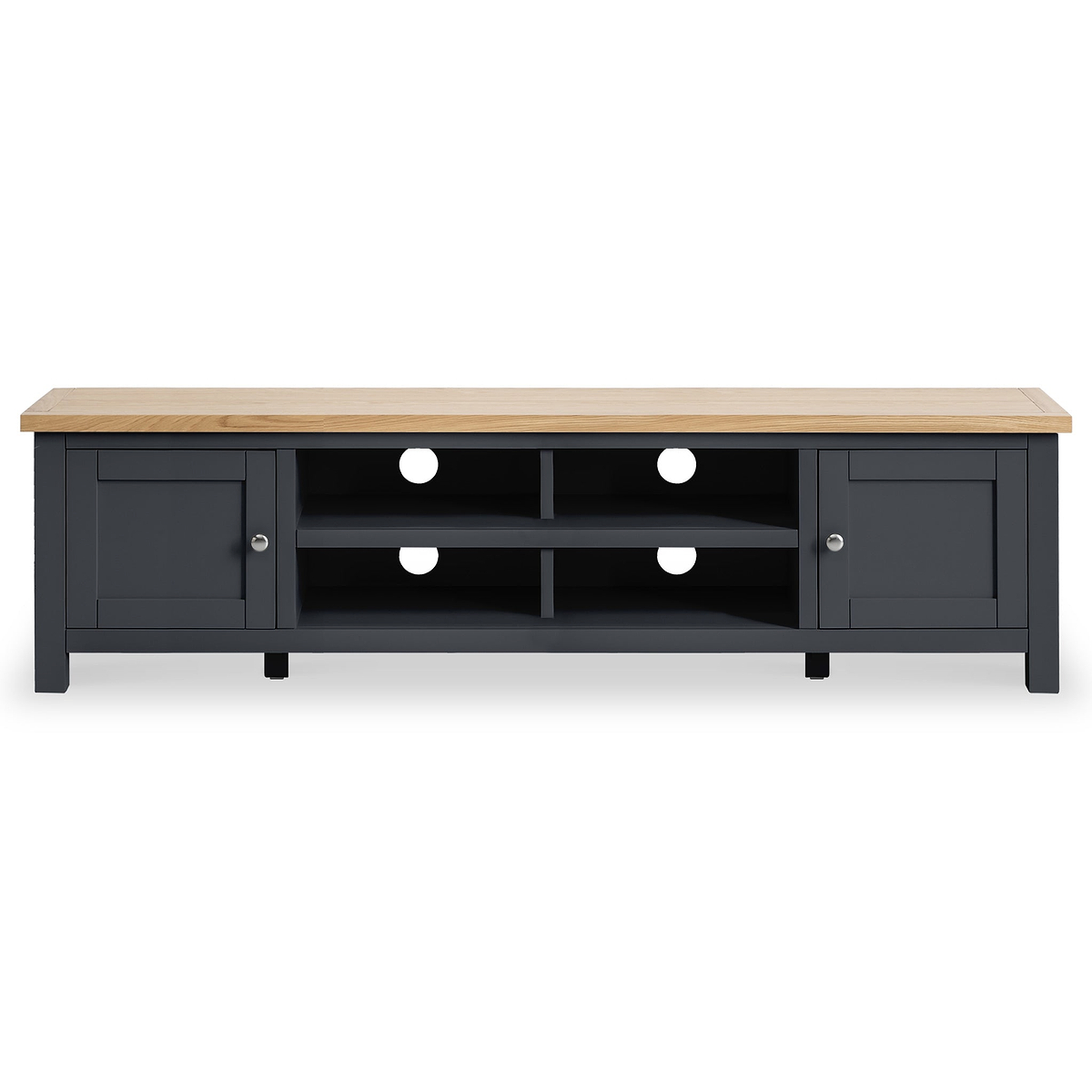 Farrow Charcoal 180cm Extra Wide TV unit