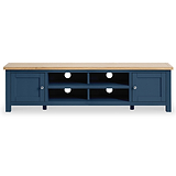 Farrow Navy 180cm Extra Wide TV Unit