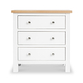 Farrow White  Small chest of drawers from Roseland Furniture