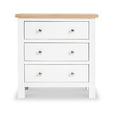 Farrow White  Small chest of drawers from Roseland Furniture