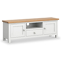 Farrow White 140cm Wide TV Stand from Roseland Furniture