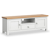 Farrow White 140cm Wide TV Stand from Roseland Furniture