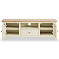 Farrow White 140cm Wide TV cabinet