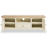 Farrow White 140cm Wide TV cabinet