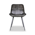 Danica Dark Green Buffalo Leather Dining Chair