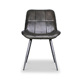 Danica Dark Green Buffalo Leather Dining Chair