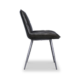 Danica Dark Green Buffalo Leather Dining Chair