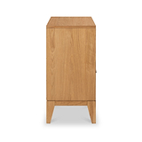 Sunburst Oak 6 Drawer Chest