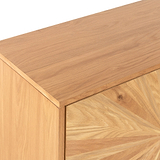 Sunburst Oak 2 Door Sideboard
