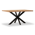 Sunburst Oak 150cm Rectangular Dining Table from Roseland Furniture