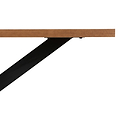 Sunburst Oak 240cm Rectangular Dining Table