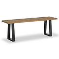 Isaac Oak 140cm Dining Bench from Roseland Furniture