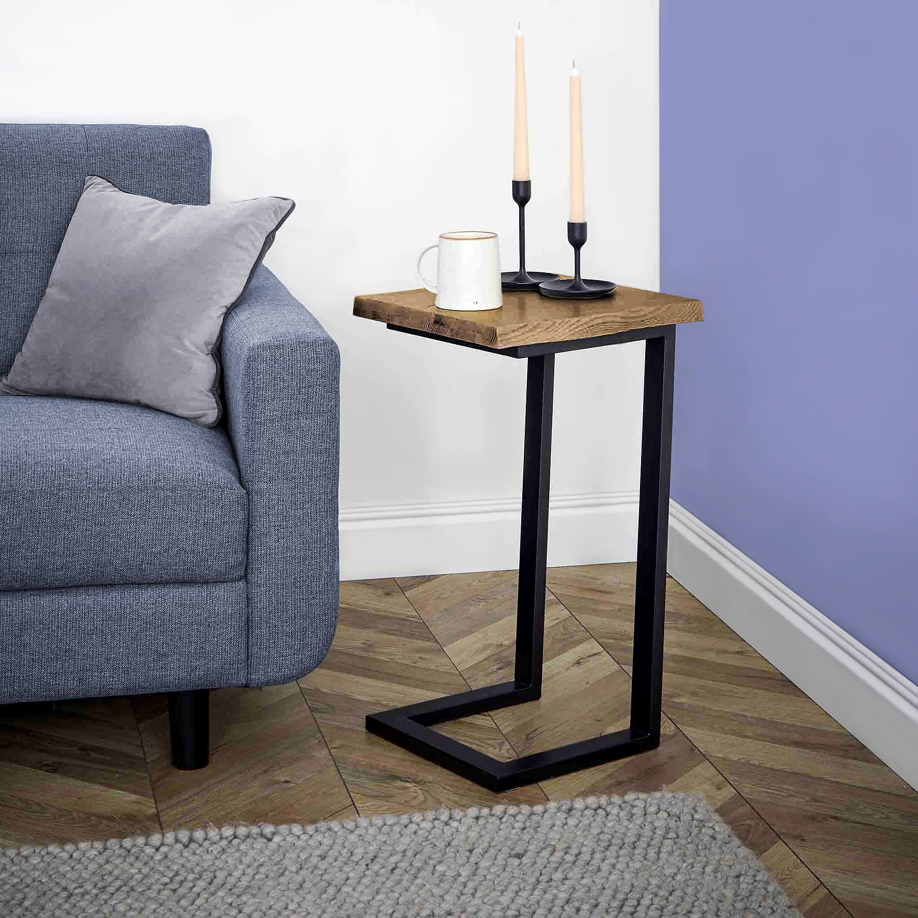 Isaac Oak Side Table from Roseland Furniture
