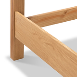 Sunburst Oak Bed Frame