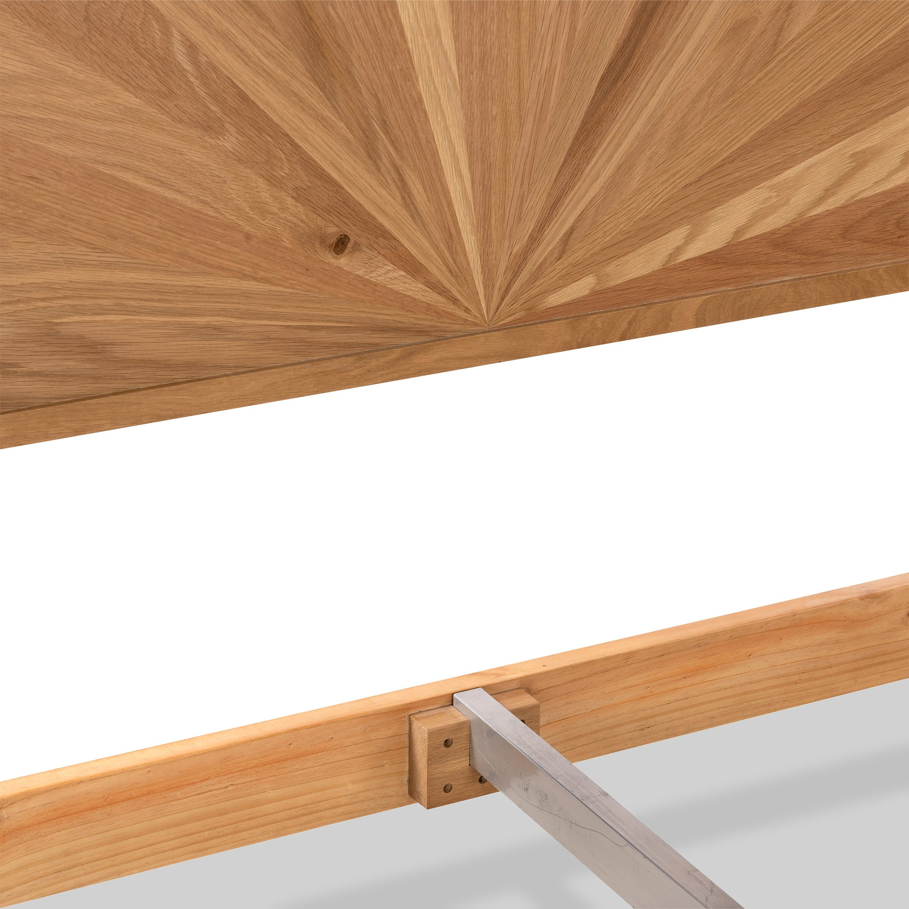 Sunburst Oak Bed Frame