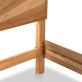 Sunburst Oak Bed Frame