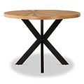 Sunburst Oak 180cm Ellipse Dining Table