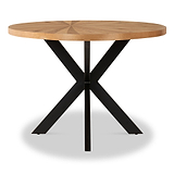 Sunburst Oak 180cm Ellipse Dining Table