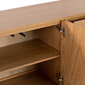 Sunburst Oak Large 2 Door 3 Drawer Sideboard