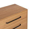 Sunburst Oak Large 2 Door 3 Drawer Sideboard