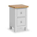 Farrow Grey Slim Bedside Table from Roseland Furniture