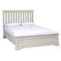 Melrose Cotton White Painted Double Bed Frame from Roseland Furniture