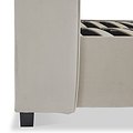 Mia Stone Velvet 4ft6 Double Ottoman Bed Frame