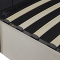 Mia Stone Velvet 4ft6 Double Ottoman Bed Frame