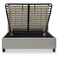 Mia Stone Velvet 4ft6 Double Ottoman Bed Frame